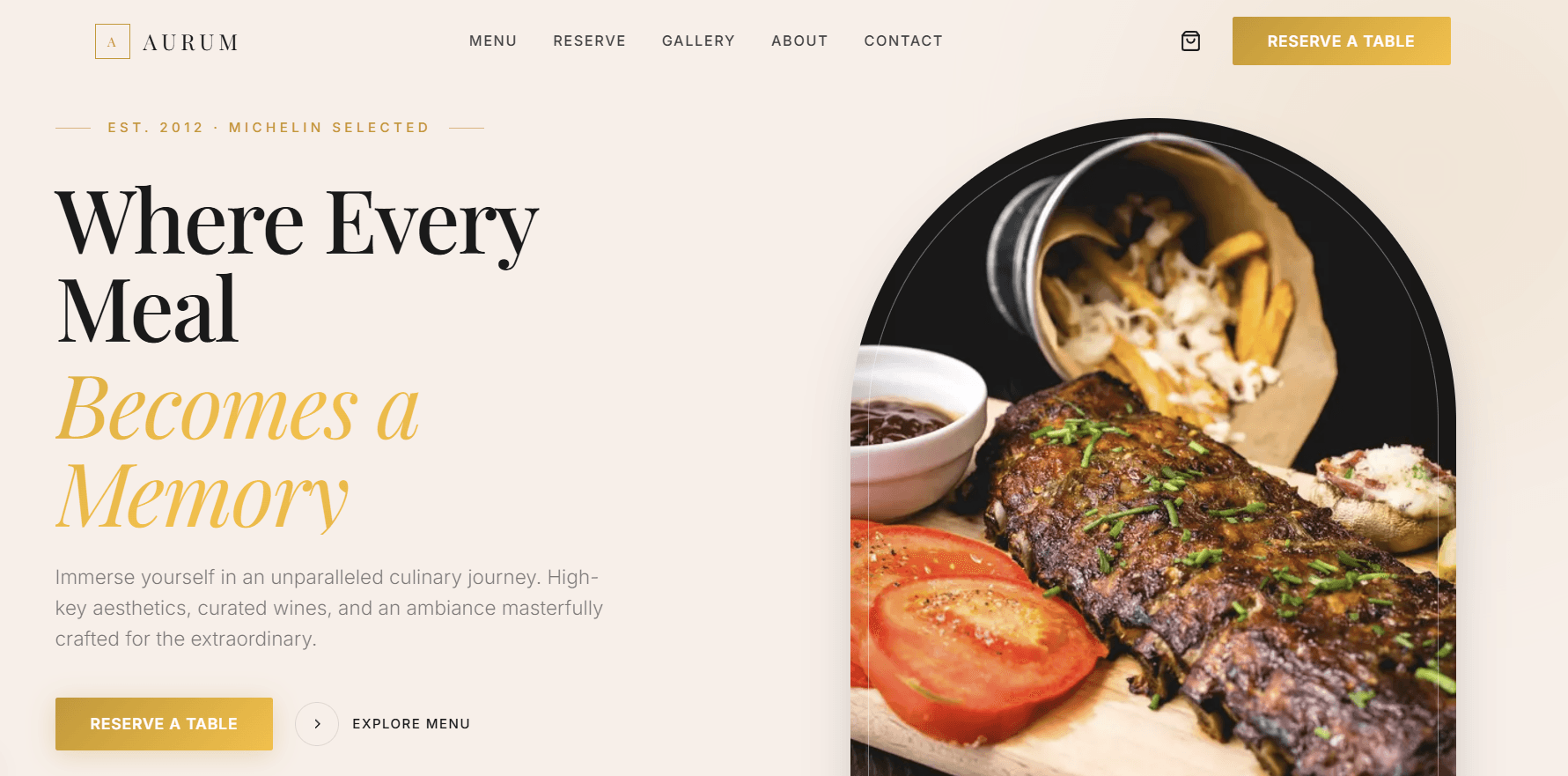 Aurum - Restaurant Management System