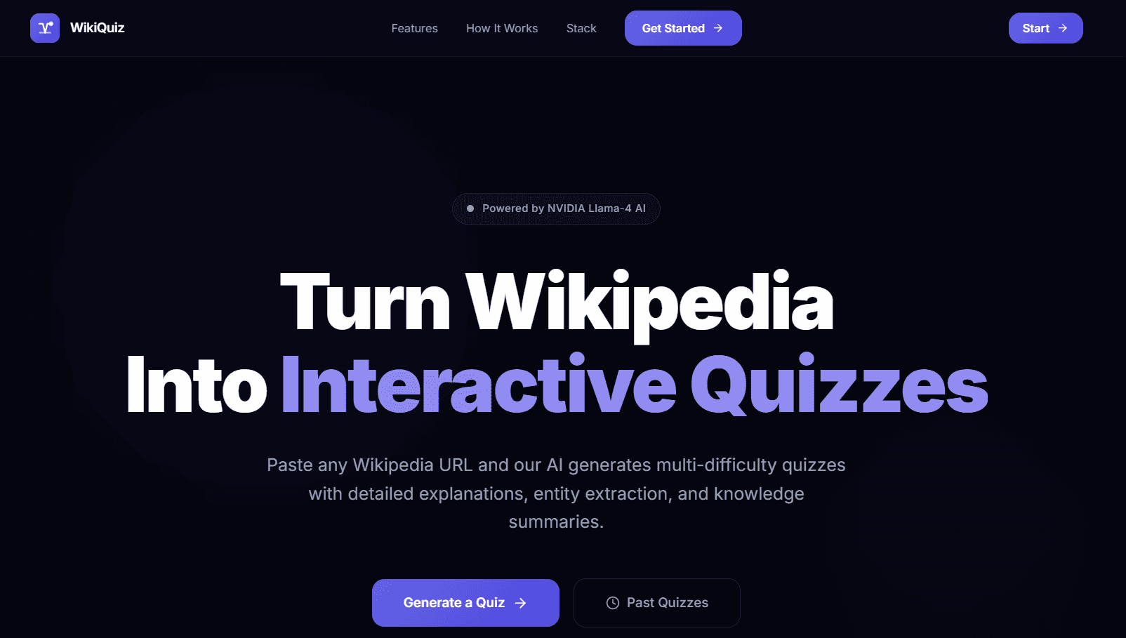 WikiQuiz - Wikipedia Quiz